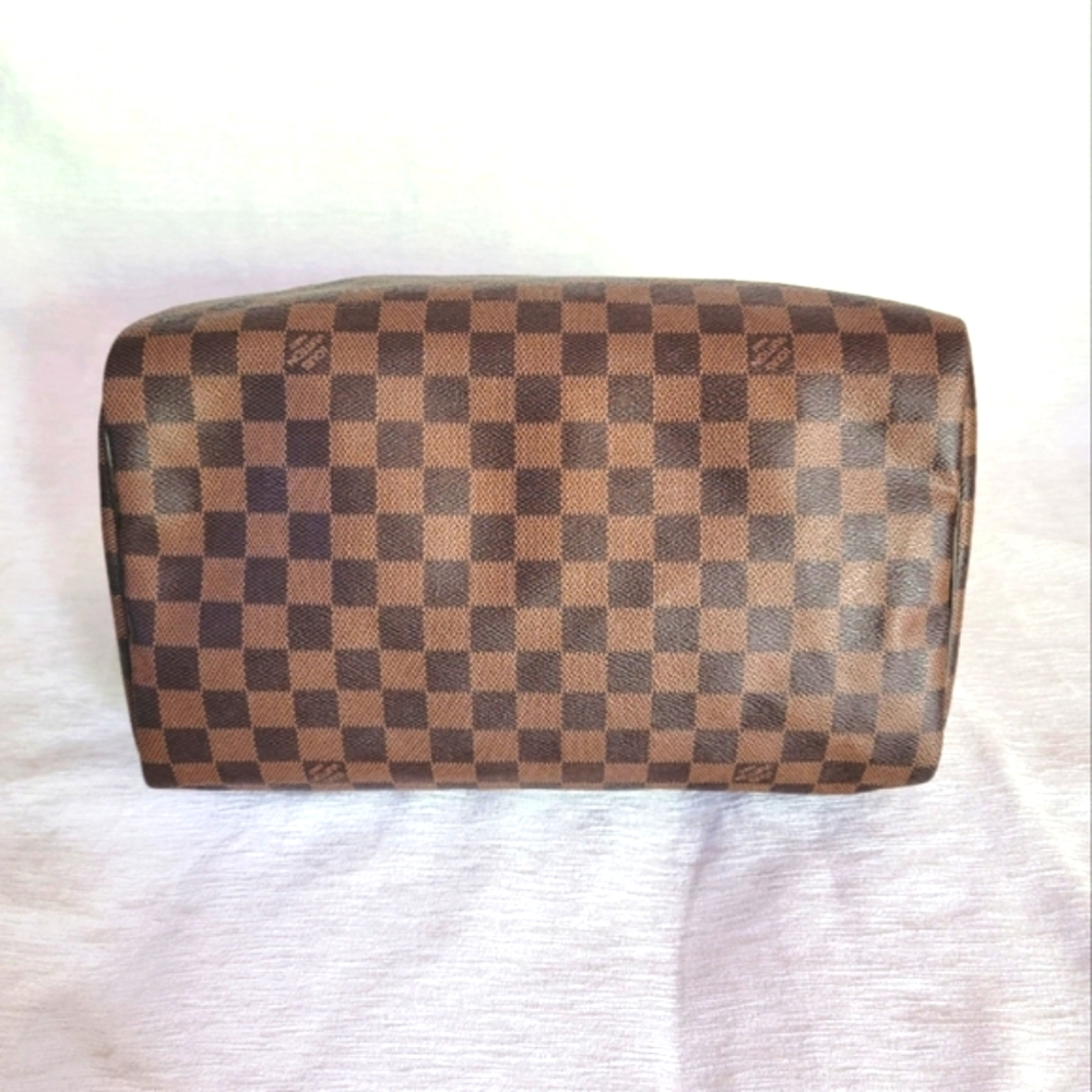 Auth 💞 Louis Vuitton Damier Ebene Speedy 30 - Picture 4 of 14